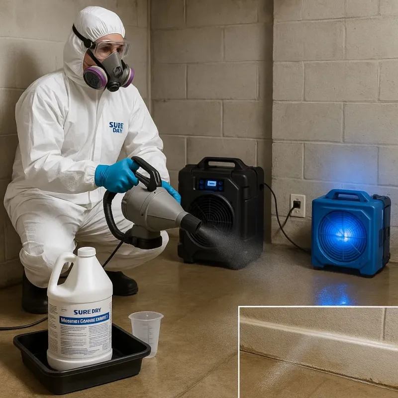 Sanitization and Odor Removal process in McSherrystown, PA
